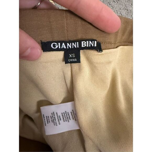 Gianni Bini Gold Silver Sequins Part Pants Leggings XS - Picture 6 of 6